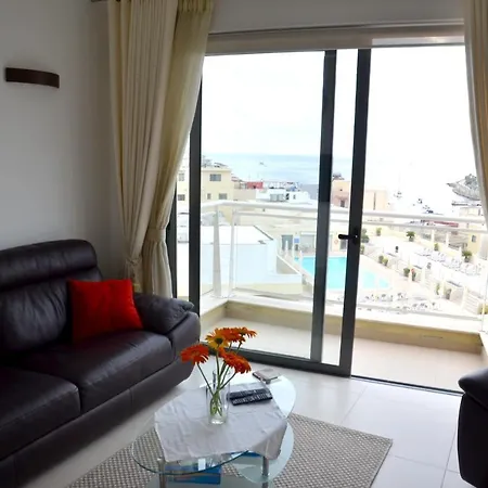 Apartment With 2 Bedrooms In Wied Ilghajn With Wonderful Sea View Shared Pool Balcony
